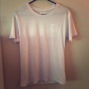 Plain white t-shirt
